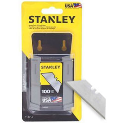 BLADE KNIFE UTILITY 2 POINT 2-7/16IN X 3/4IN 100PK - Utility Blades